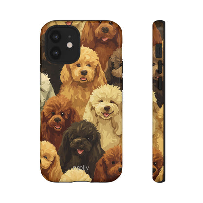 noolly Puppy Parade Poodle Tough Phone Case