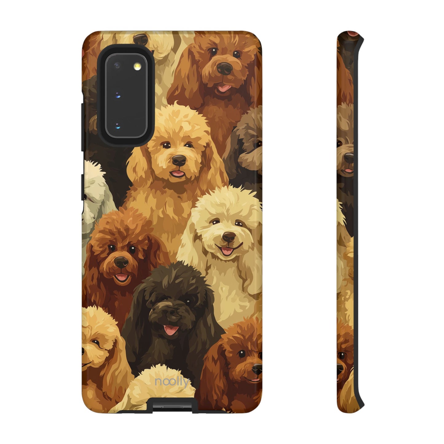 noolly Puppy Parade Poodle Tough Phone Case
