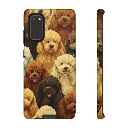 noolly Puppy Parade Poodle Tough Phone Case