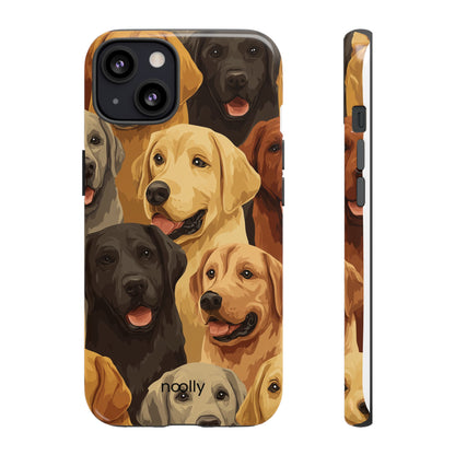 noolly Puppy Parade Labrador Retriever Tough Phone Case