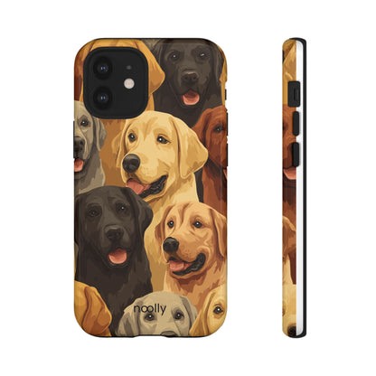 noolly Puppy Parade Labrador Retriever Tough Phone Case
