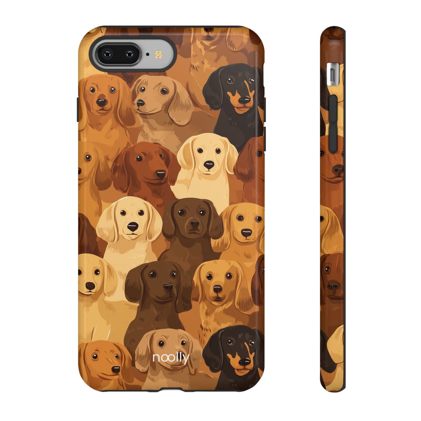 noolly Puppy Parade Dachshund Tough Phone Case