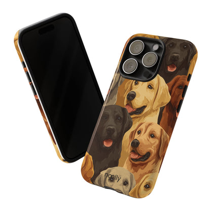 noolly Puppy Parade Labrador Retriever Tough Phone Case