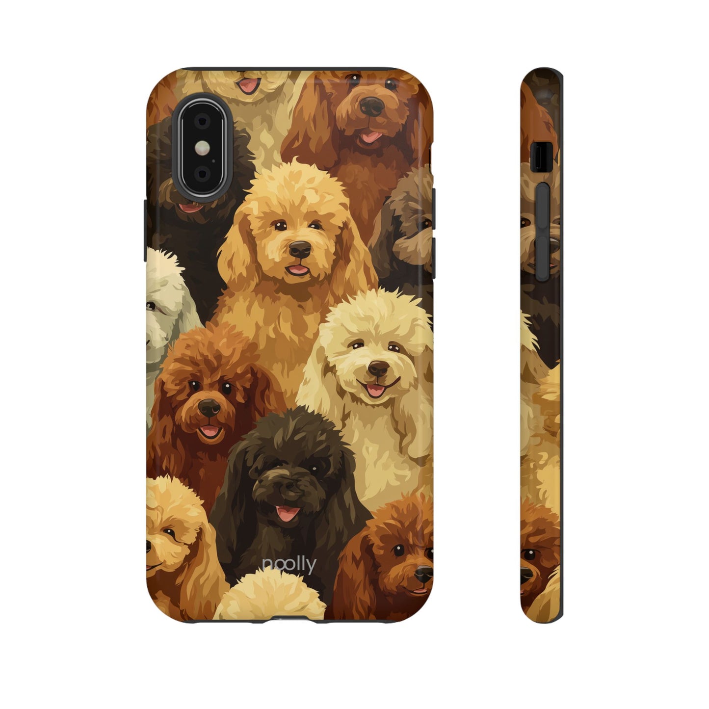noolly Puppy Parade Poodle Tough Phone Case