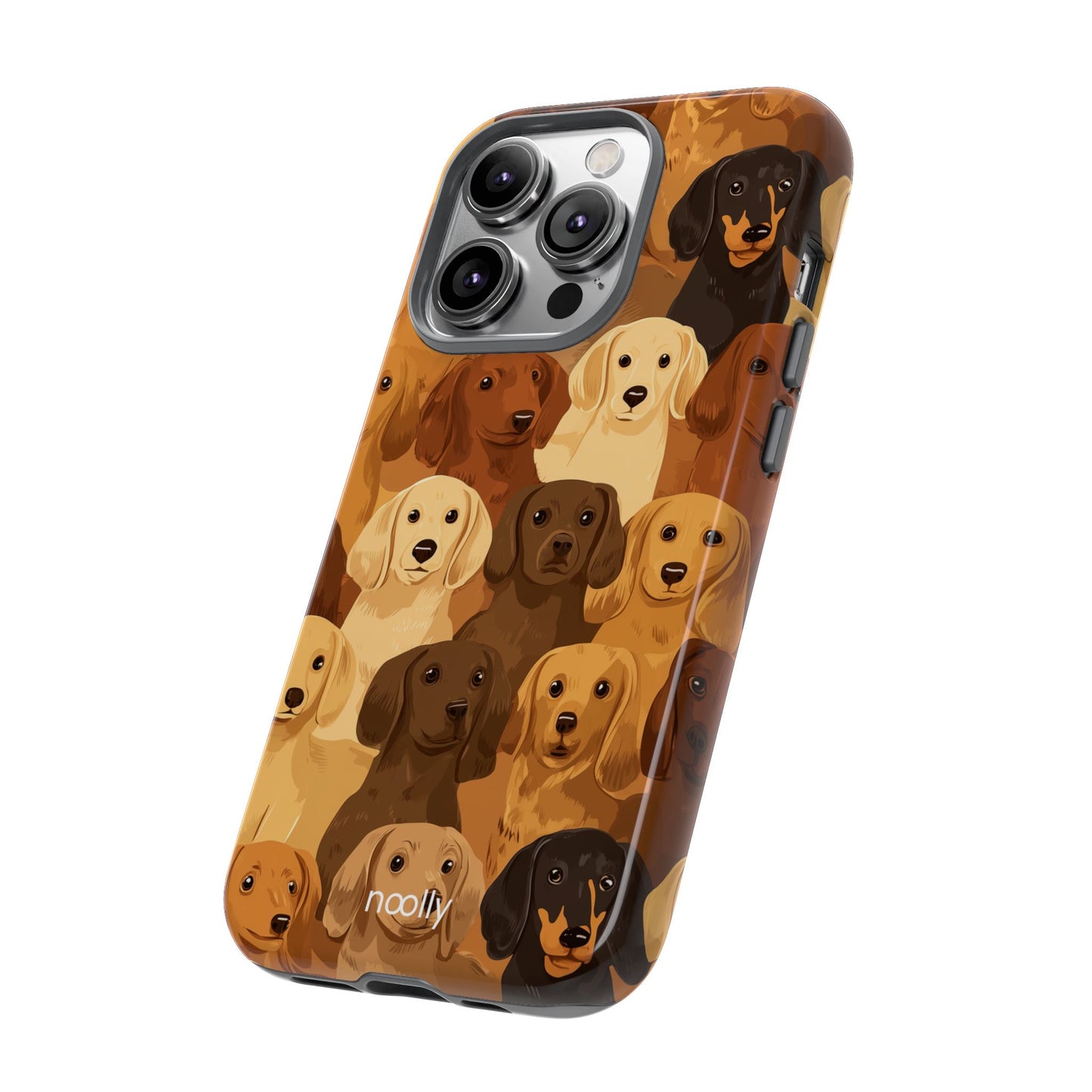 noolly Puppy Parade Dachshund Tough Phone Case