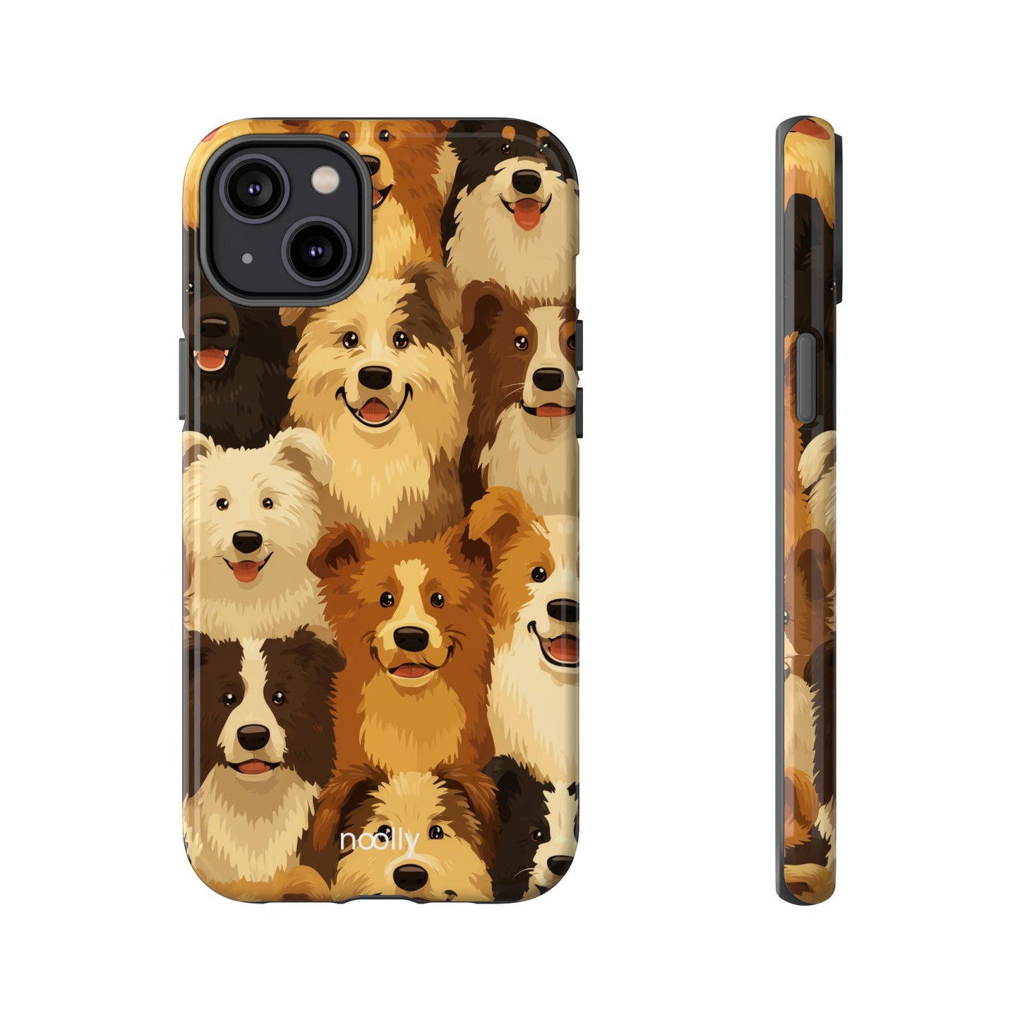 noolly Puppy Parade Border Collie Tough Phone Case