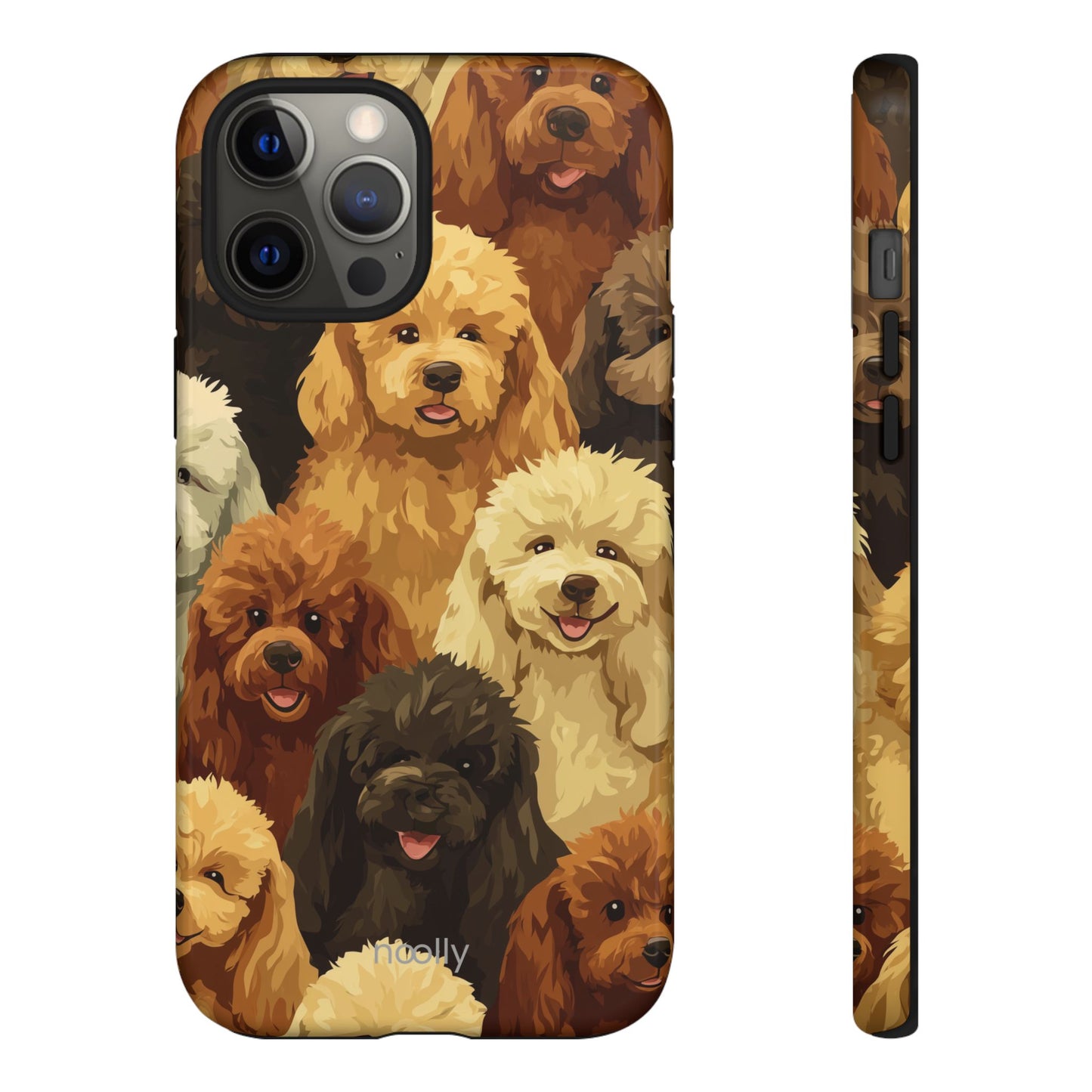 noolly Puppy Parade Poodle Tough Phone Case