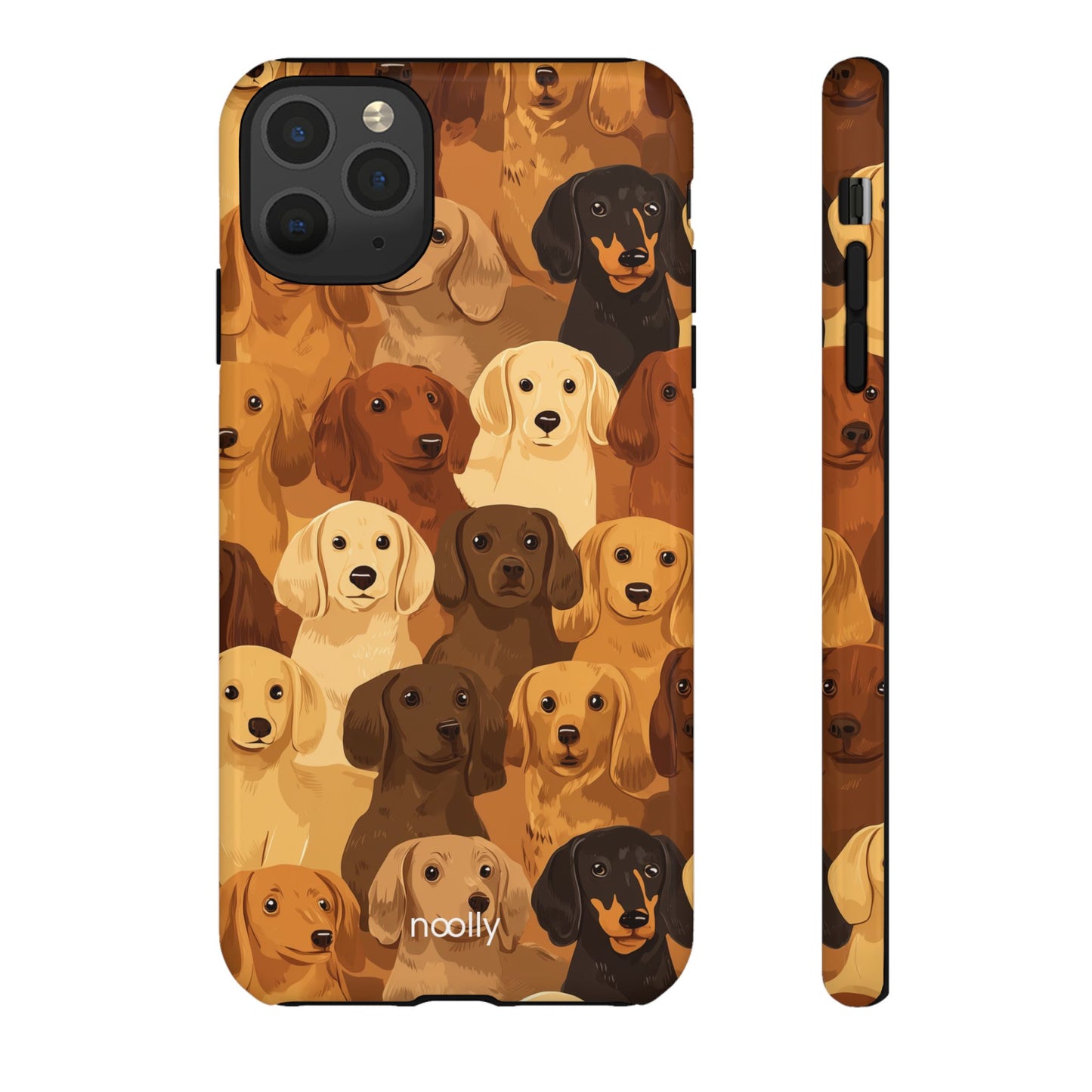 noolly Puppy Parade Dachshund Tough Phone Case