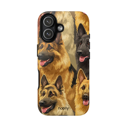 noolly Puppy Parade German Shepherd Tough Phone Case