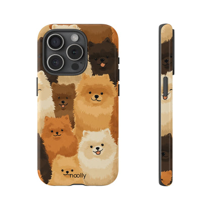 noolly Puppy Parade Pomeranian Tough Phone Case