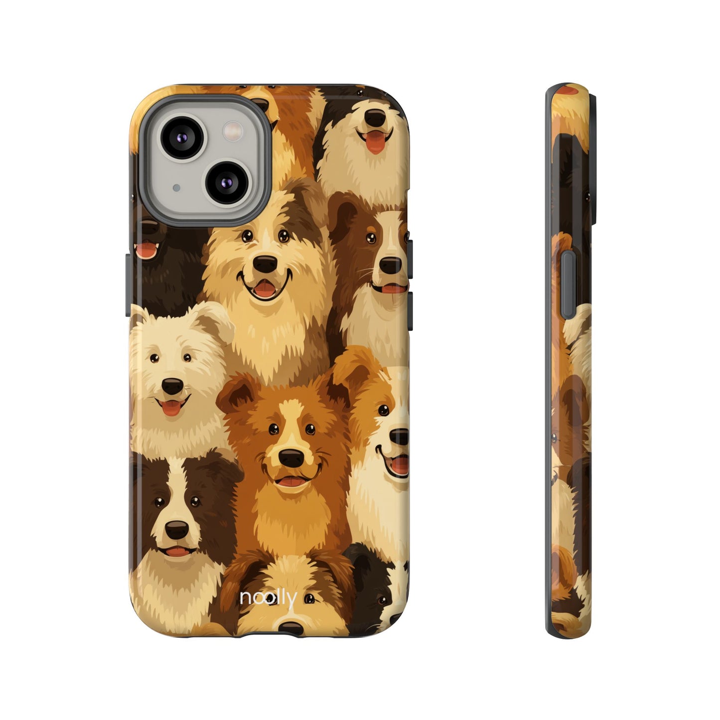 noolly Puppy Parade Border Collie Tough Phone Case