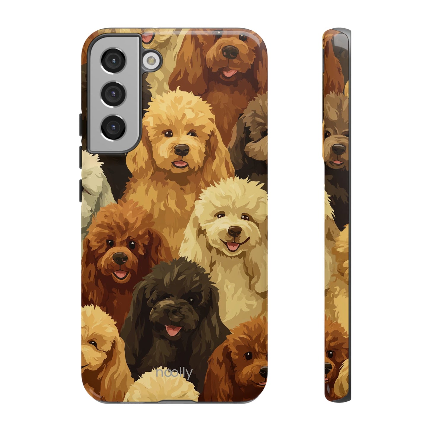 noolly Puppy Parade Poodle Tough Phone Case