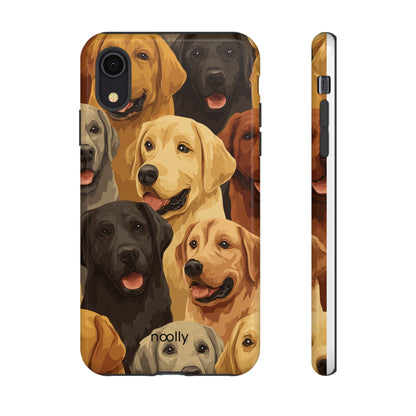 noolly Puppy Parade Labrador Retriever Tough Phone Case