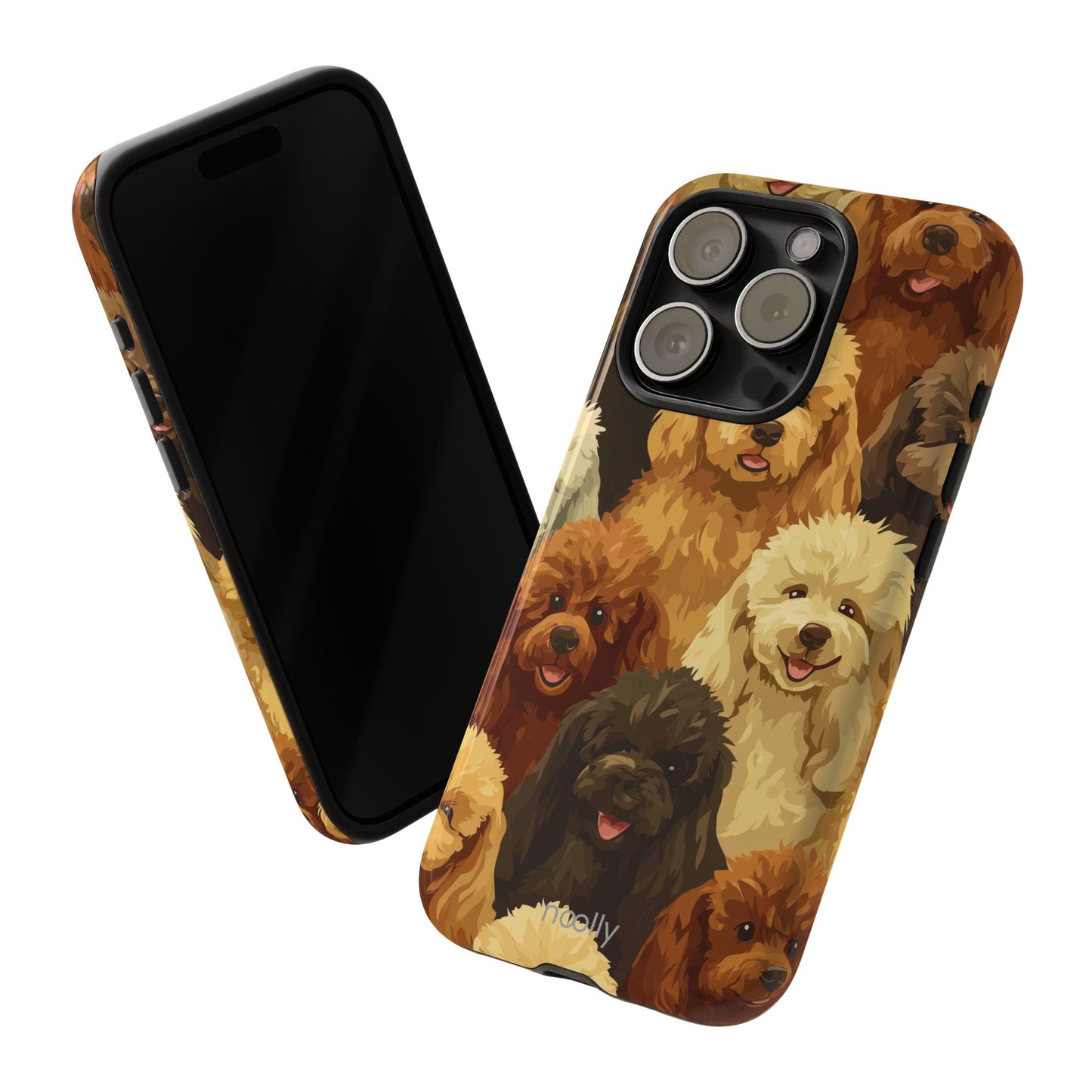 noolly Puppy Parade Poodle Tough Phone Case