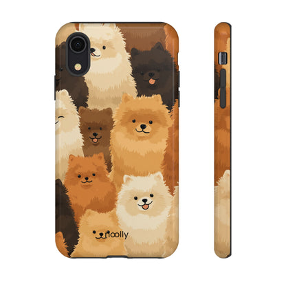 noolly Puppy Parade Pomeranian Tough Phone Case
