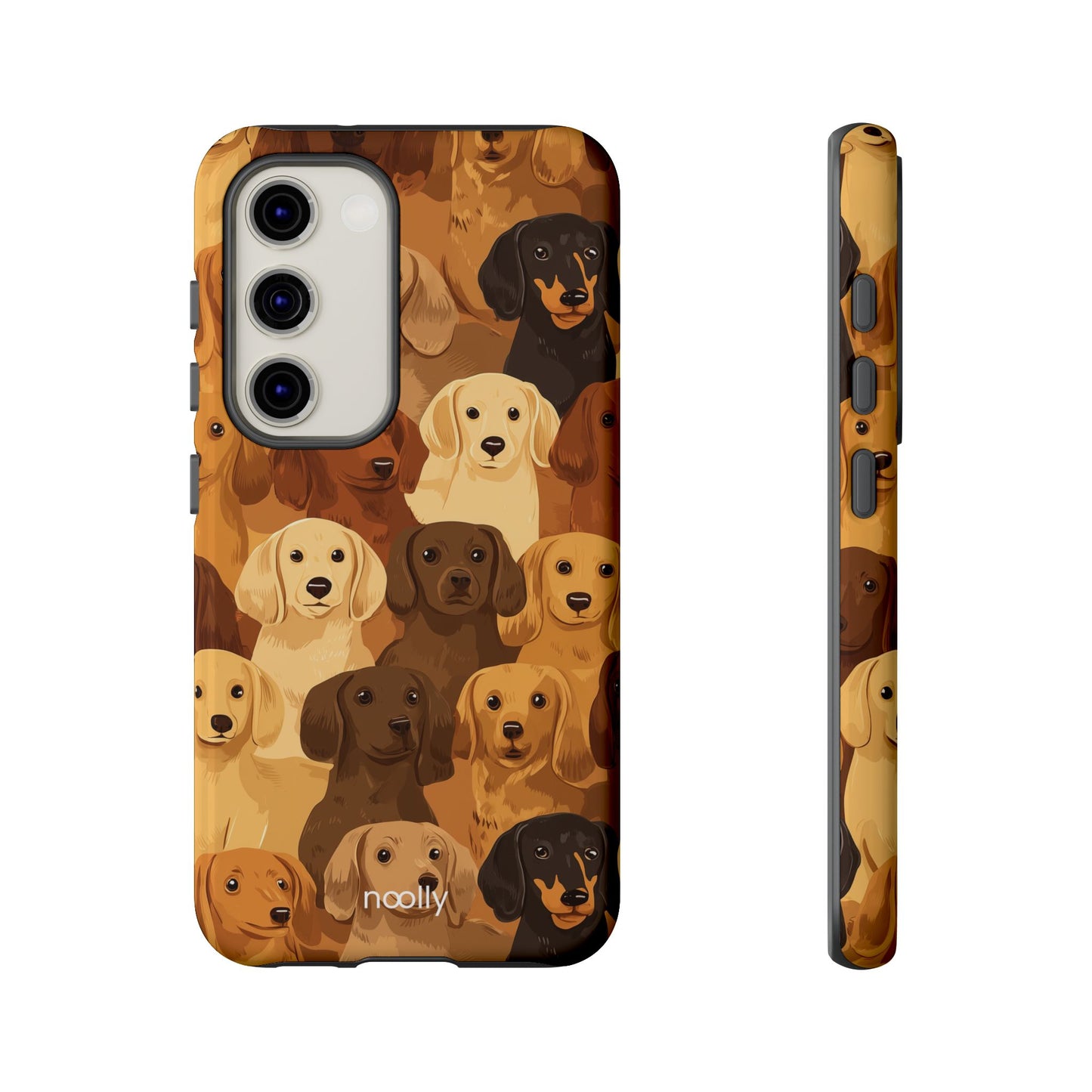 noolly Puppy Parade Dachshund Tough Phone Case
