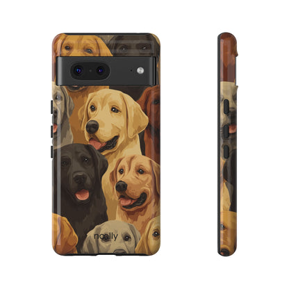 noolly Puppy Parade Labrador Retriever Tough Phone Case