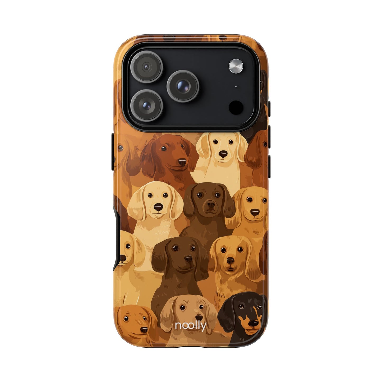 noolly Puppy Parade Dachshund Tough Phone Case