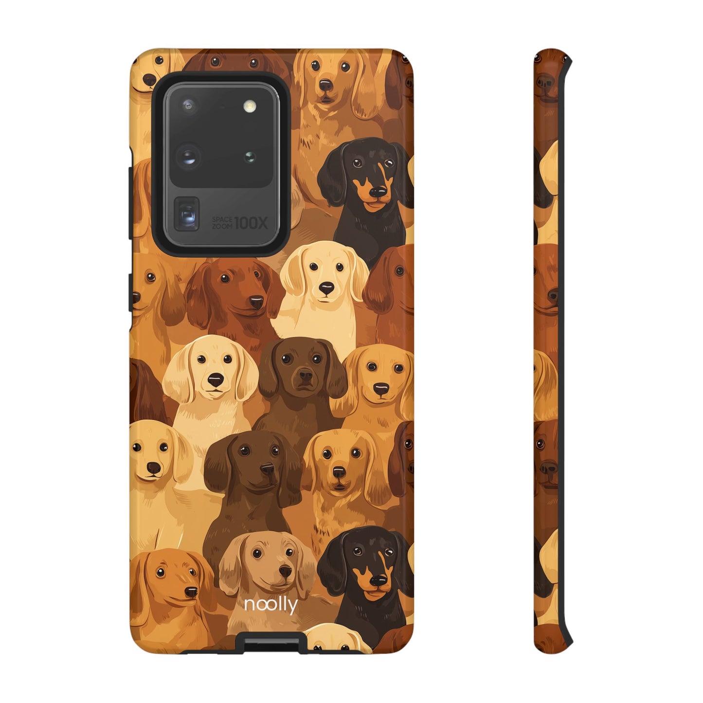 noolly Puppy Parade Dachshund Tough Phone Case