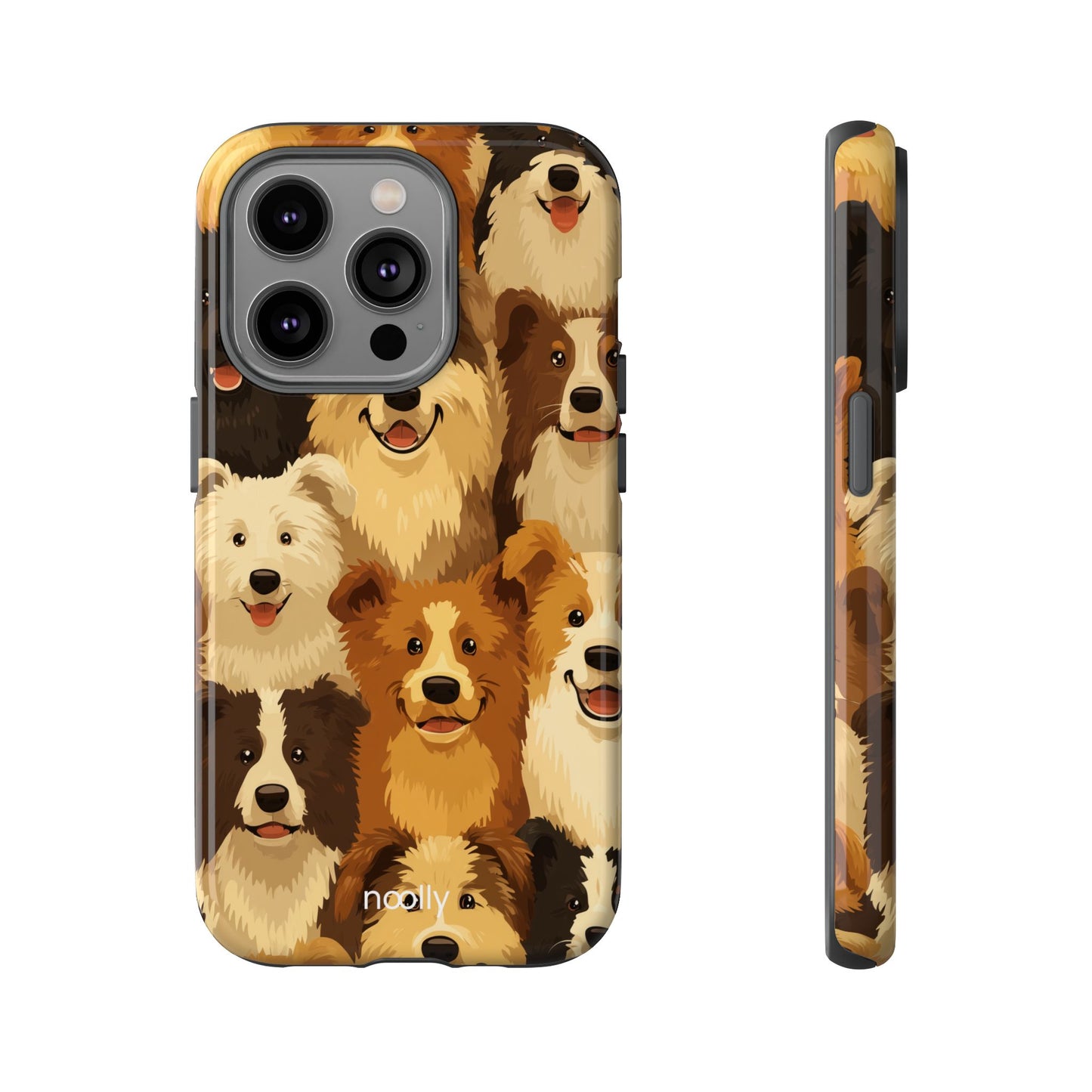 noolly Puppy Parade Border Collie Tough Phone Case