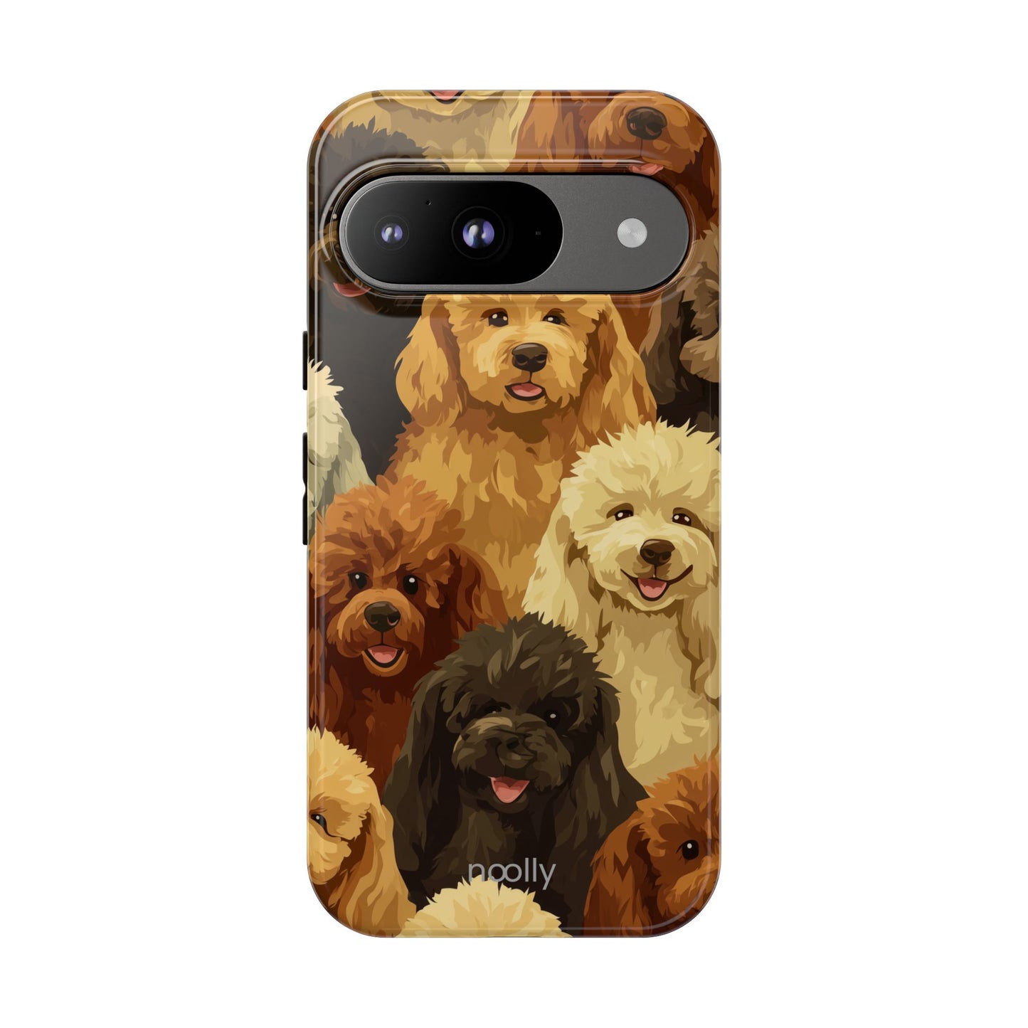 noolly Puppy Parade Poodle Tough Phone Case