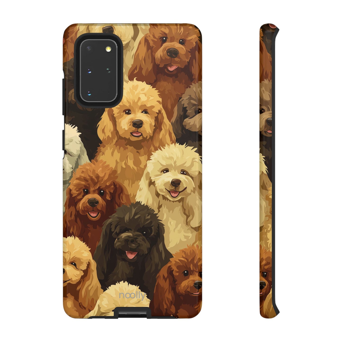 noolly Puppy Parade Poodle Tough Phone Case
