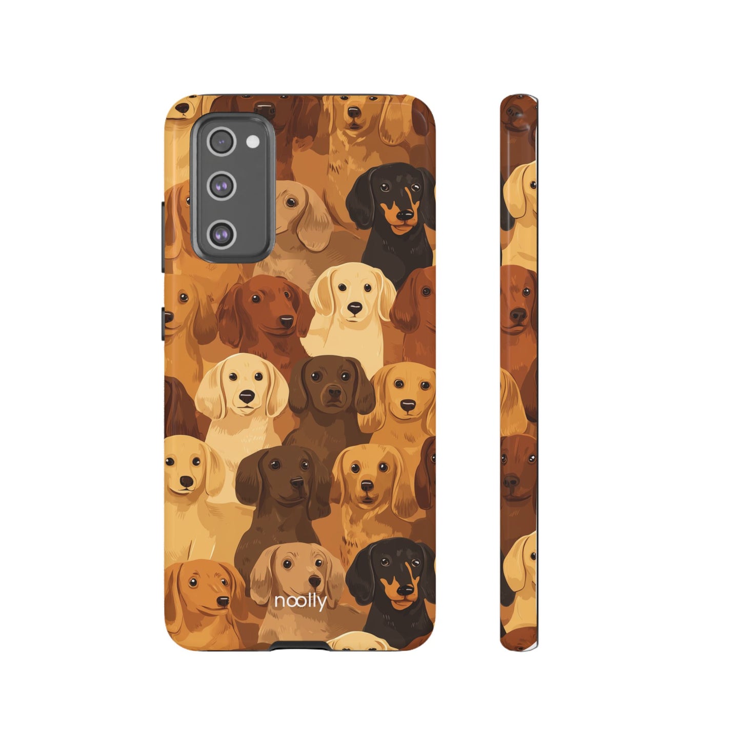 noolly Puppy Parade Dachshund Tough Phone Case