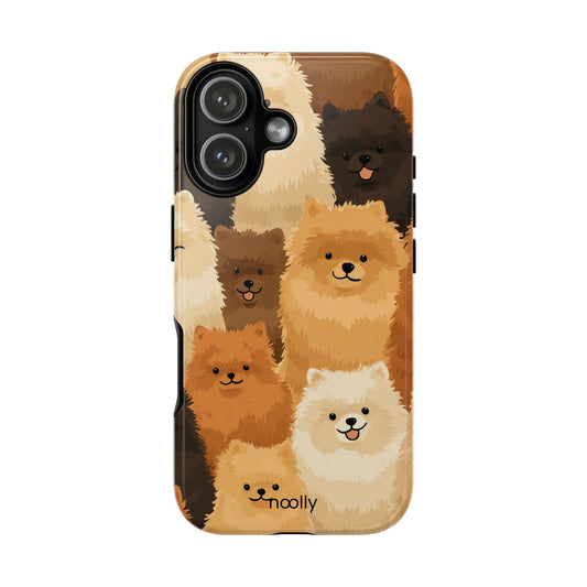 noolly Puppy Parade Pomeranian Tough Phone Case