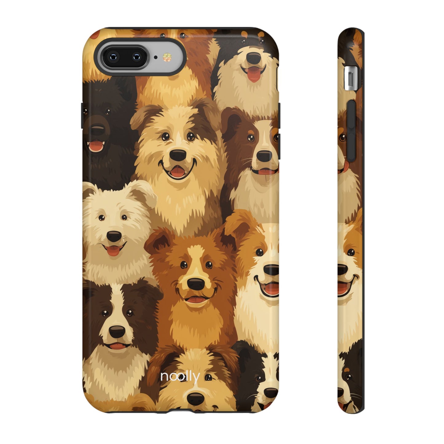 noolly Puppy Parade Border Collie Tough Phone Case