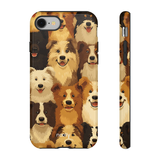 noolly Puppy Parade Border Collie Tough Phone Case