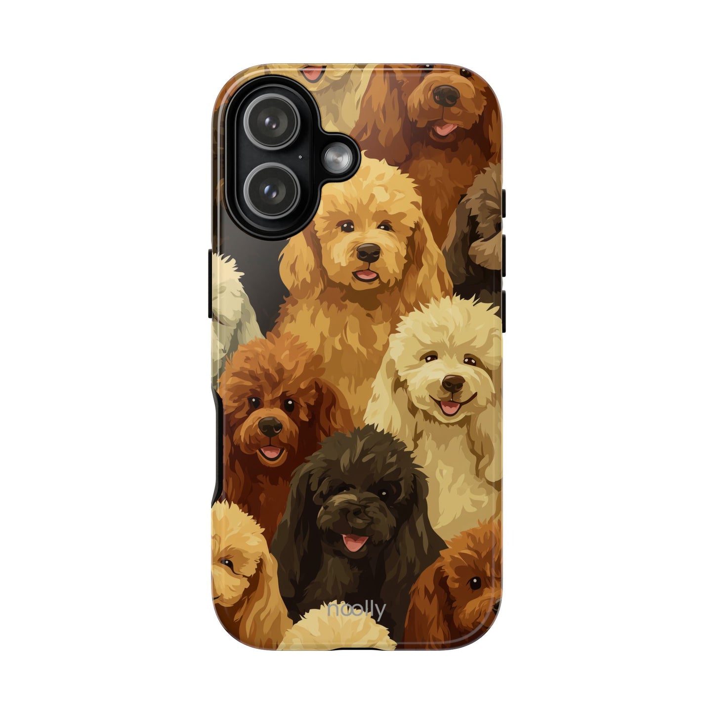 noolly Puppy Parade Poodle Tough Phone Case