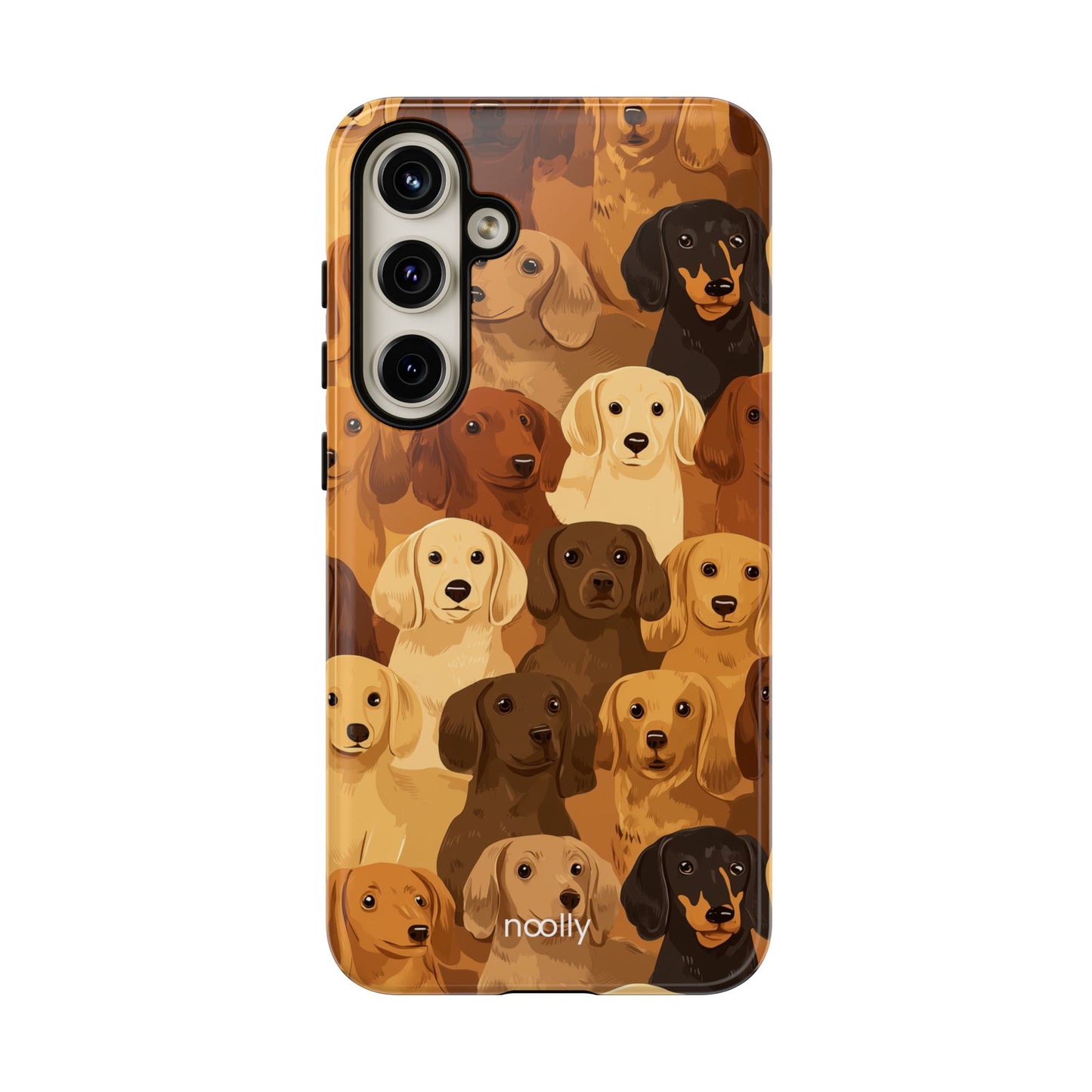 noolly Puppy Parade Dachshund Tough Phone Case