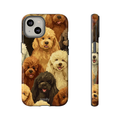 noolly Puppy Parade Poodle Tough Phone Case