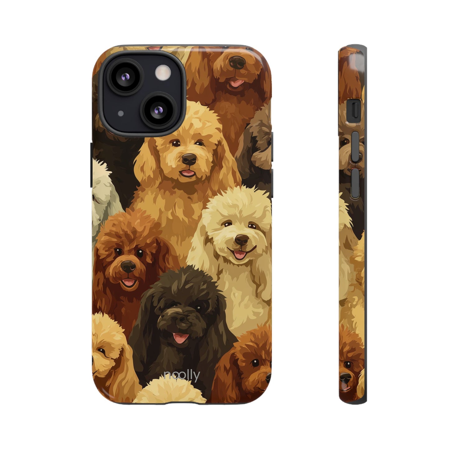 noolly Puppy Parade Poodle Tough Phone Case