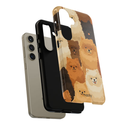 noolly Puppy Parade Pomeranian Tough Phone Case