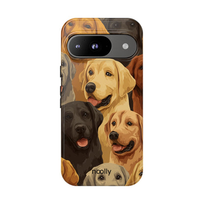 noolly Puppy Parade Labrador Retriever Tough Phone Case