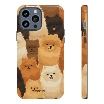 noolly Puppy Parade Pomeranian Tough Phone Case