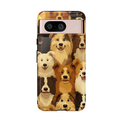 noolly Puppy Parade Border Collie Tough Phone Case