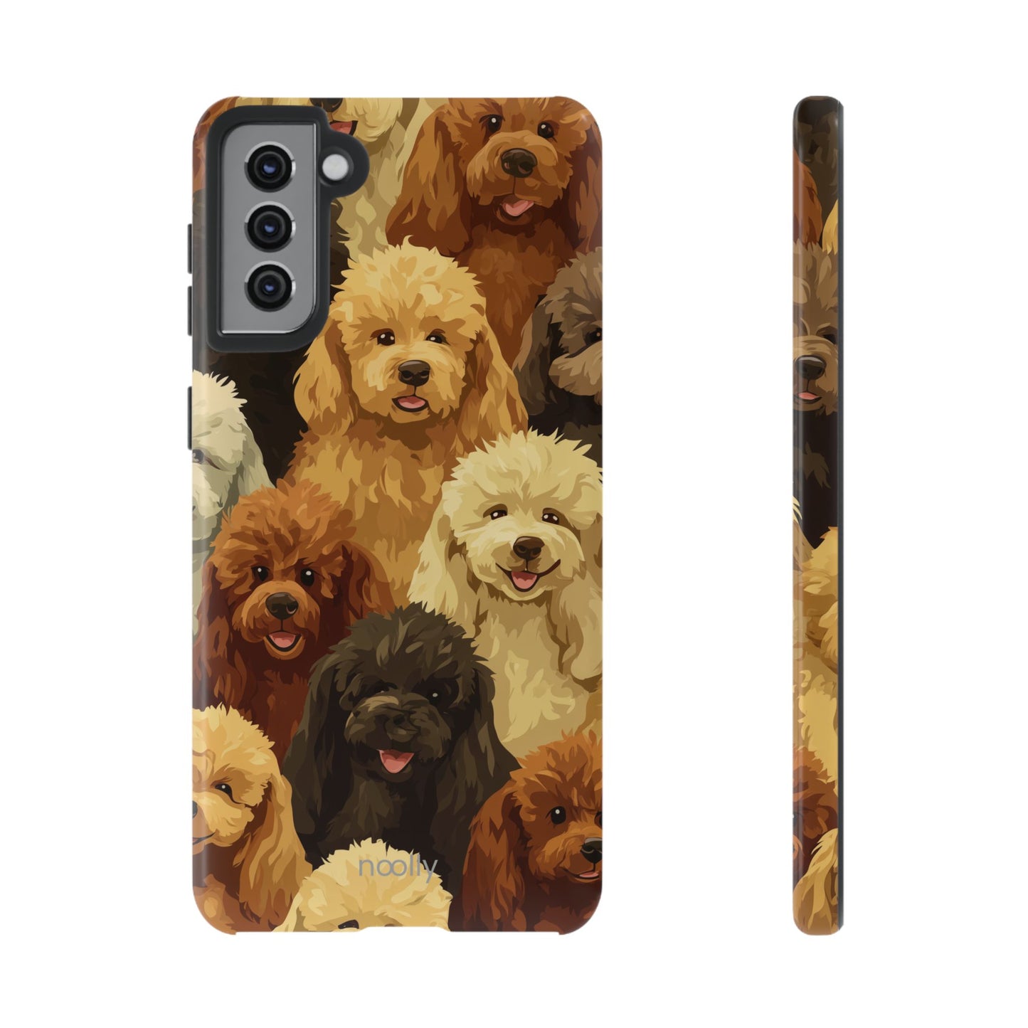 noolly Puppy Parade Poodle Tough Phone Case