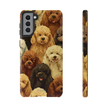 noolly Puppy Parade Poodle Tough Phone Case