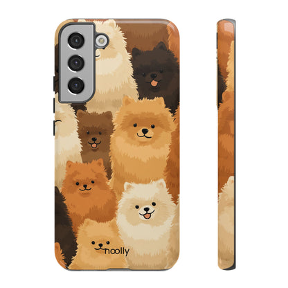noolly Puppy Parade Pomeranian Tough Phone Case