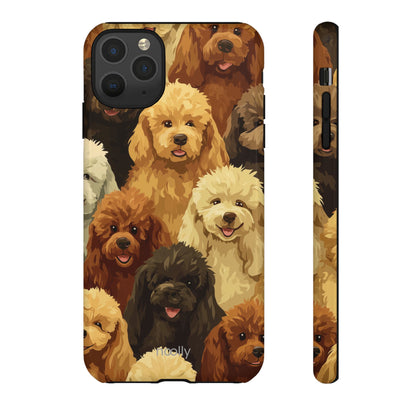 noolly Puppy Parade Poodle Tough Phone Case