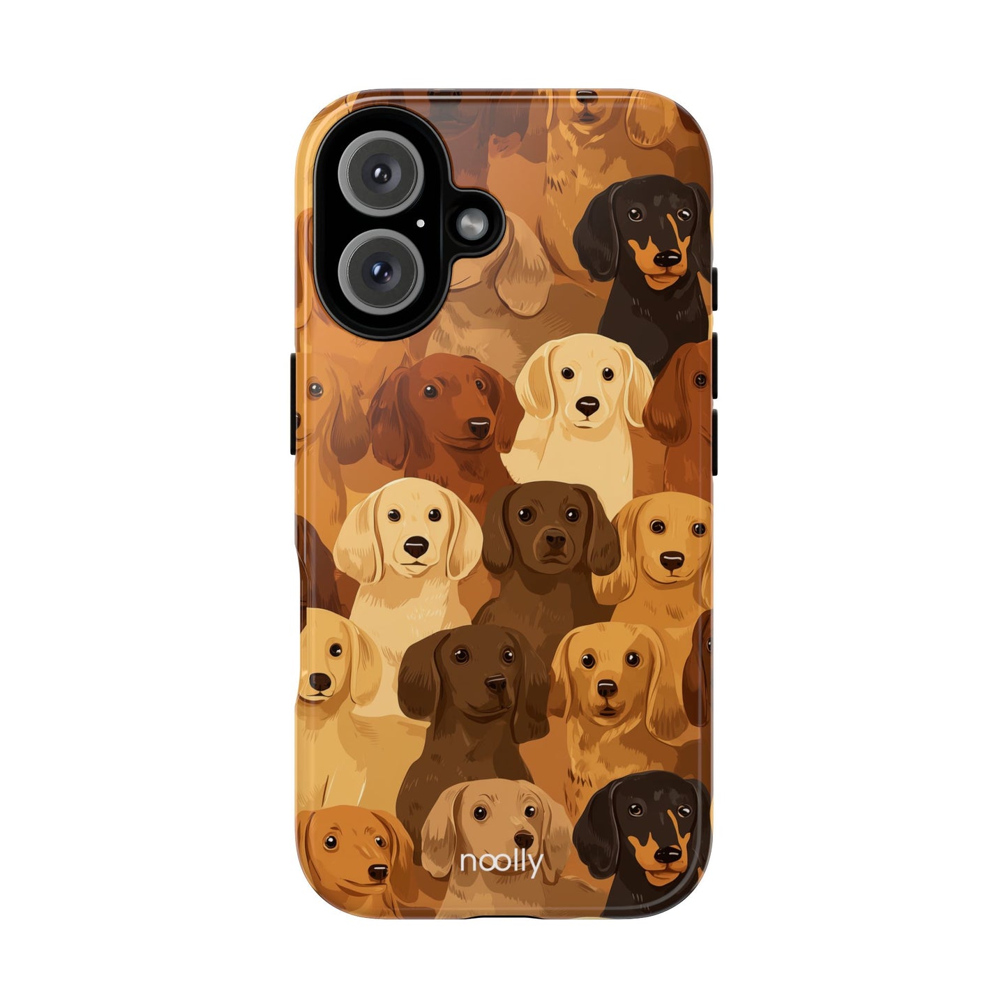 noolly Puppy Parade Dachshund Tough Phone Case