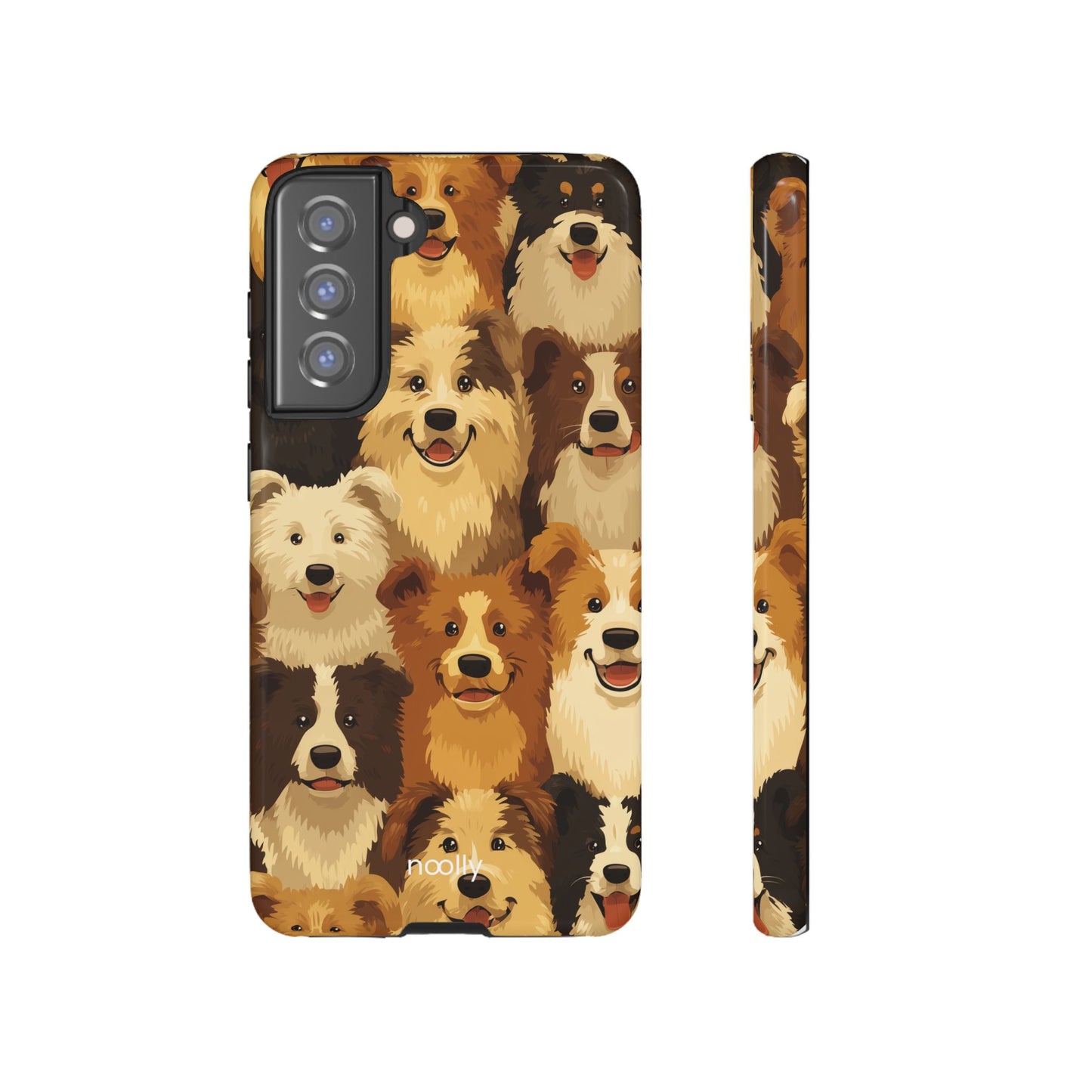 noolly Puppy Parade Border Collie Tough Phone Case