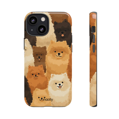 noolly Puppy Parade Pomeranian Tough Phone Case