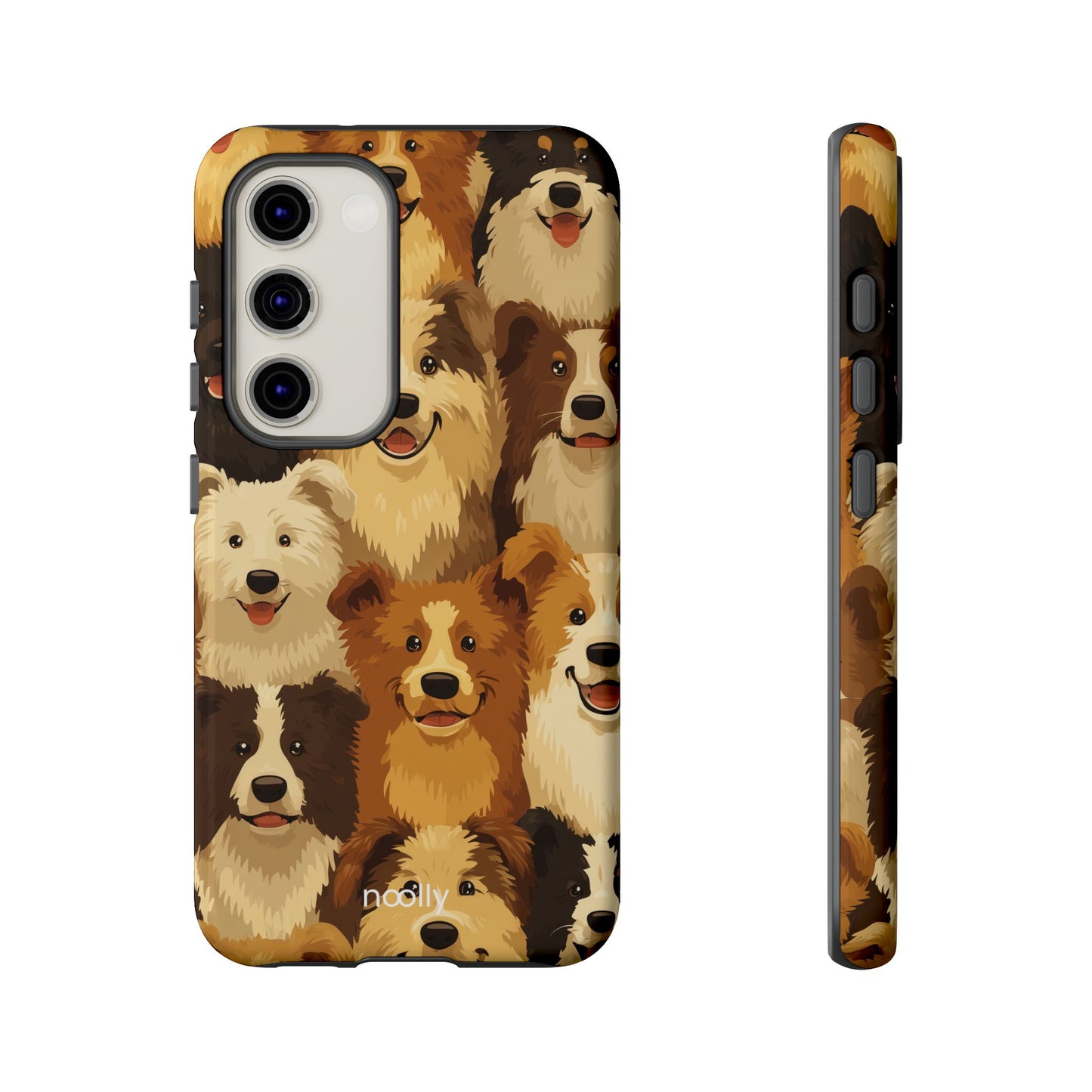 noolly Puppy Parade Border Collie Tough Phone Case