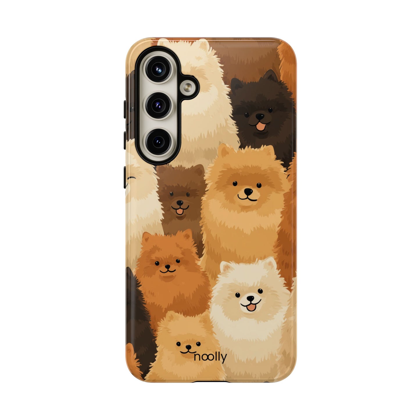 noolly Puppy Parade Pomeranian Tough Phone Case