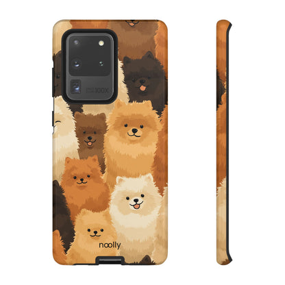 noolly Puppy Parade Pomeranian Tough Phone Case
