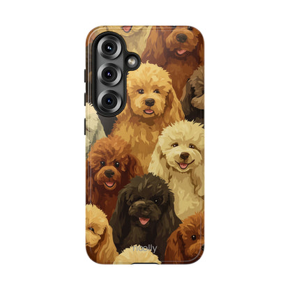noolly Puppy Parade Poodle Tough Phone Case
