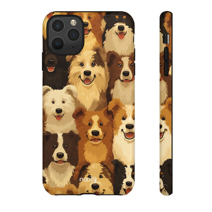 noolly Puppy Parade Border Collie Tough Phone Case